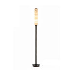 Verena Stacked Alabaster Column Floor Lamp