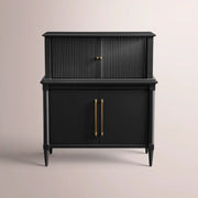 Oaluna Bar Cabinet — EBONY
