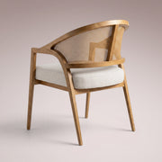 Aylora Dining Arm Chair — HONEY & NOMAD SNOW