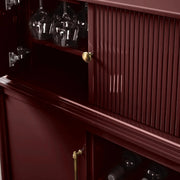 Oaluna Bar Cabinet — BORDEAUX SHADOW
