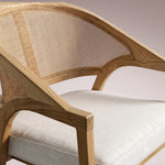 Aylora Dining Arm Chair — HONEY & NOMAD SNOW