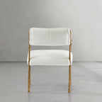 Axton Forge Retro Copper Iron Frame Dining Chair For Dining & Living Room