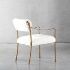 Axton Forge Retro Copper Iron Frame Dining Chair For Dining & Living Room