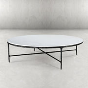 Thaddeus Marble Round Coffee Table 55