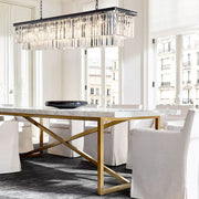 Leyland Tiered Rectangular Chandelier