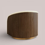 Favera Swivel Chair — MOCHA