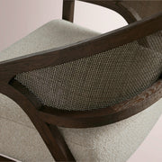 Aylora Chair — MOCHA & PROMISE ECRU