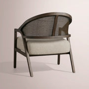 Aylora Chair — MOCHA & PROMISE ECRU