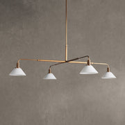 Theron Glass Round Chandelier 30'' 52''