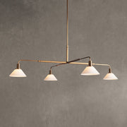 Theron Glass Round Chandelier 30'' 52''