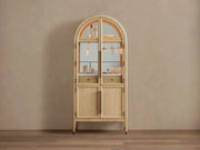 Haven Oak Liquor Cabinet 36”W