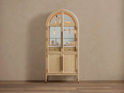 Hettina Solid Oak Wood Bar Cabinet 36