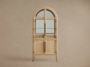 Hettina Solid Oak Wood Bar Cabinet 36