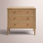 Havelle Cane Chest — NATURAL