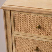 Havelle Cane Chest — NATURAL