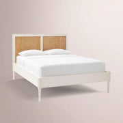 Havelle Cane Bed — SALT / QUEEN