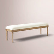 Havelle Cane Bench — NATURAL