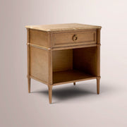 Chavelle 1-Drawer Nightstand — SEPIA