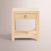 Dravena 1-Drawer Nightstand — WHEAT