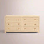 Dravena Dresser — WHEAT / WIDE 6-DRAWER