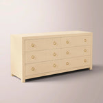 Dravena Dresser — WHEAT / WIDE 6-DRAWER