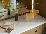 Haven Oak Liquor Cabinet 36”W