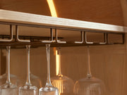 Haven Oak Liquor Cabinet 36”W