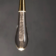 Soltaire Crystal Pendant 1 light 2 lights