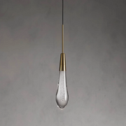 Soltaire Crystal Pendant 1 light 2 lights