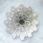 Venetian Handblown Tube Glass Chandelier 25.6
