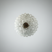Venetian Handblown Tube Glass Chandelier 25.6