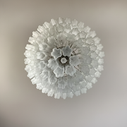 Venetian Handblown Tube Glass Chandelier 33.4