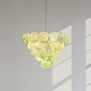 Dora Handblown Disc Glass Chandelier 27.6
