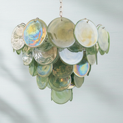 Dora Handblown Disc Glass Chandelier 27.6