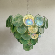 Dora Handblown Disc Glass Chandelier 27.6