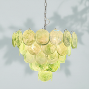 Dora Handblown Disc Glass Chandelier 27.6