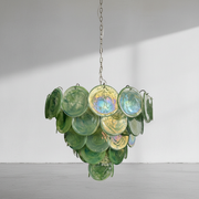 Dora Handblown Disc Glass Chandelier 27.6