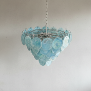 Dora Handblown Disc Glass Chandelier 27.6