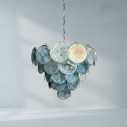 Dora Handblown Disc Glass Chandelier 27.6