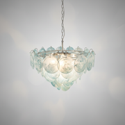 Dora Handblown Disc Glass Chandelier 27.6