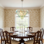 Dora Handblown Disc Glass Chandelier 27.6