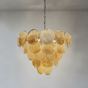 Dora Handblown Disc Glass Chandelier 27.6