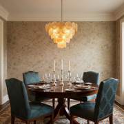 Dora Handblown Disc Glass Chandelier 27.6
