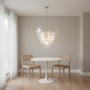 Dora Handblown Disc Glass Chandelier 27.6
