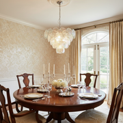 Dora Handblown Disc Glass Chandelier 27.6