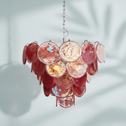 Dora Handblown Disc Glass Chandelier 27.6