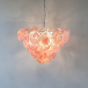 Dora Handblown Disc Glass Chandelier 27.6