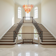 Dora Handblown Disc Glass Chandelier 27.6