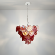 Dora Handblown Disc Glass Chandelier 27.6