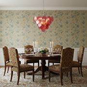 Dora Handblown Disc Glass Chandelier 27.6